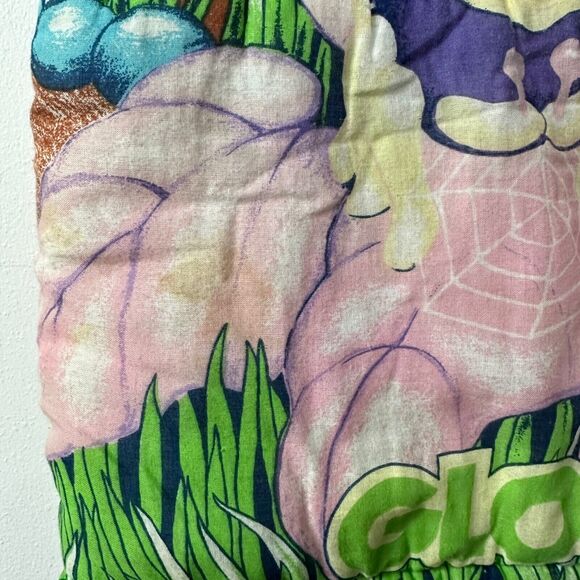 Vintage Hasbro Glo Friends 1983 Sleeping Bag Glo Worms Bugs 80s 52" x 26" - Picture 3 of 12